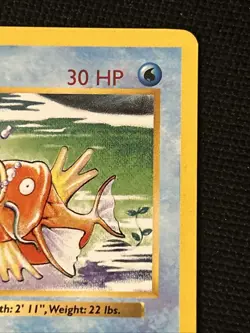 Pokemon Magikarp 36/102 Base Set (Shadowless) *Near Mint* - Image 4