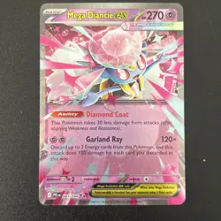 Pokemon TCG Mega Diancie ex 041/094 Phantasmal Flames- Double Rare-Pack Fresh-NM - Image 1