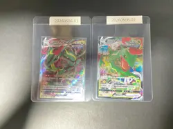 Pokemon TCG Chinese CARD Rayquaza VMAX cs4bc 098/132 & csfc010/021RRR Chinese NM - Image 1