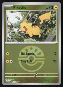 Pikachu (Friend Ball) 055/217 Holo Common Ascended Heroes Pokemon Near Mint - Image 1