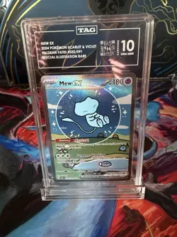 TAG GM 10 [966] 2024 Pokemon Paf EN-Paldean Fates Bubble Mew EX #232 SIR - Image 2