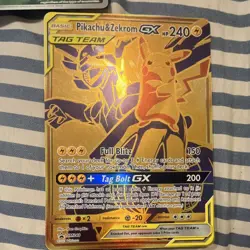 Pokemon TCG Holo Card Lot Victini Flygon EX Pikachu & Zekrom GX Tag Team - Image 2