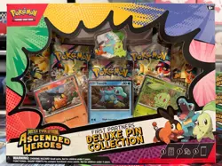 Pokemon Ascended Heroes First Partner Deluxe Pin Collection Factory Sealed! - Image 1