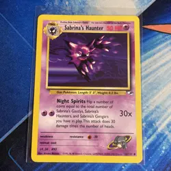 Sabrina's Haunter 58/132 Pokemon Card 2000 Gym Heroes NM - Image 1