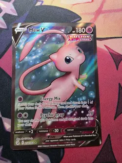 Pokemon Mew V (Full Art) 250/264 Fusion Strike NM - Image 1