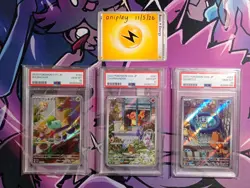 Bulbasaur Charmander Squirtle PSA 10 SVG Promo Set Japanese Pokemon - Image 1
