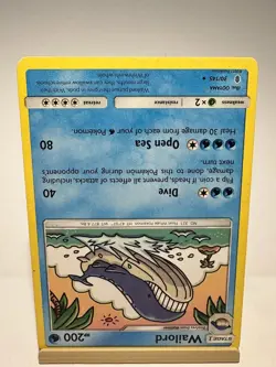 Wailord 30/145 Rare Guardians Rising Pokemon Lightly Played - Image 2