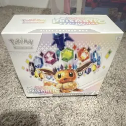 Pokemon TCG Scarlet & Violet Prismatic Evolutions Elite Trainer Box Eevee 2025 - Image 1
