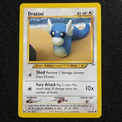 Dratini 63/105 Pokemon Neo Destiny Card - Image 1