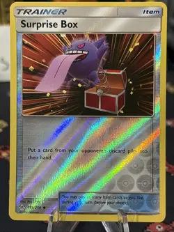 POKEMON SURPRISE BOX 187/214 REVERSE HOLO UNBROKEN BONDS GENGAR ErrorUU READ!! - Image 1