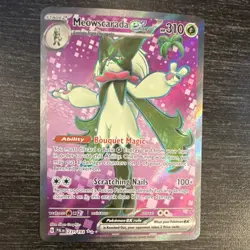 Pokemon Meowscarada ex Sv02 Paldea Evolved Ultra Rare 231/193 Stage 2 310 HP EN - Image 1