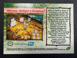 Pokemon Success, Sunlight & EvolutionU Card Topps The Movie 2000 - Image 2