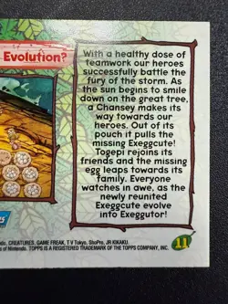 Pokemon Success, Sunlight & EvolutionU Card Topps The Movie 2000 - Image 4