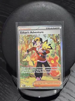 Destined Rivals Ethan's Adventure Holo Secret Rare SAR #236/182 - Image 1