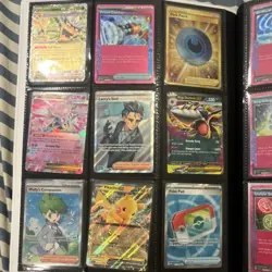 Pokemon TCG Card Lot EX GX V Ancient Future Pikachu Charizard Holo Foil Binder - Image 2