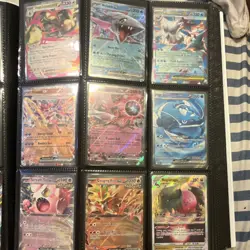 Pokemon TCG Card Lot EX GX V Ancient Future Pikachu Charizard Holo Foil Binder - Image 5