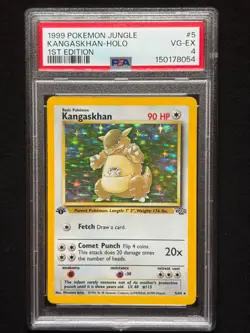 1999 Pokemon Jungle Kangaskhan Holo 1st Edition PSA 4 – WOTC Vintage - Image 1