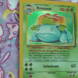 Wizards of the Coast Venusaur Base Set Unlimited Holo Rare 15/102 100 HP EN - Image 2