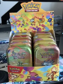 Pokemon TCG 151 Mini Tin Display - Full set of 10 tins (FREE SHIPPING✔) - Image 1