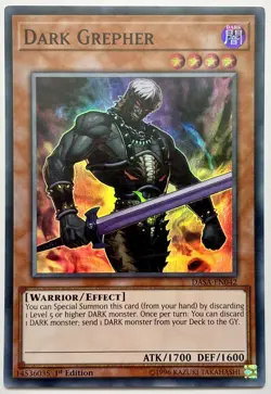 DASA-EN042 Dark Grepher - Super Rare 1st Edition Near Mint YuGiOh Card - Image 1