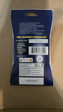 One Piece TCG OP-01 Romance Dawn Sleeved Booster Pack Pre Errata Sealed 1st wave - Image 3