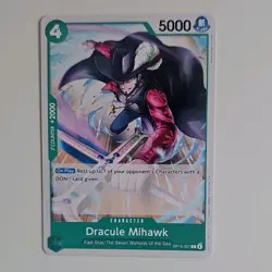 One Piece Dracule Mihawk OP15-027 Character x4 English Regular PLAYSET NM - Image 2