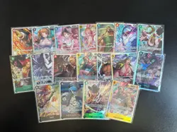 Japanese One Piece TCG OP-15 And EB01 SR Bundle x18 - Image 1