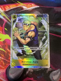 One Piece Roronoa Zoro OP15-113 Super Rare from Adventure on Kami’s Island NM - Image 1
