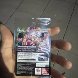 Bandai Namco Monkey.D.Luffy US Voyage Promo Full Art Holo One Piece CCG Card - Image 2