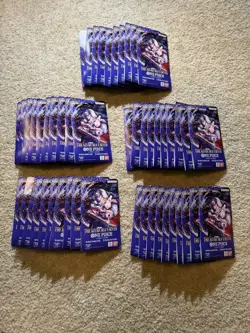 One Piece TCG The Azure Sea’s Seven OP-14 Sleeved Booster Pack Lot Of 50 Sealed - Image 1