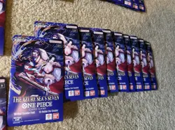 One Piece TCG The Azure Sea’s Seven OP-14 Sleeved Booster Pack Lot Of 50 Sealed - Image 3