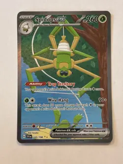 Pokemon Spidops ex SV01: Scarlet & Violet Base Set 243/198 Near Mint NM - Image 1