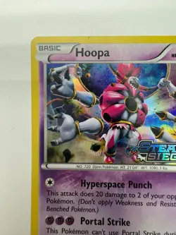 Hoopa - XY147 - Steam Siege Stamped - Holo - Black Star Promo - Pokemon TCG card - Image 2