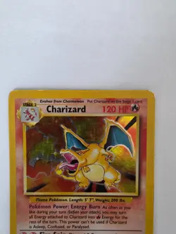 Charizard 4/102 Holo Rare Base Set Pokemon Card Vintage WOTC 1999 LP/MP - Image 3