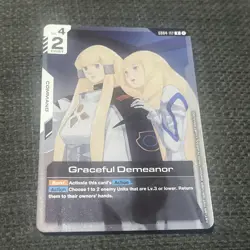GUNDAM CARD GAME GD04-117 R - GRACEFUL DEMEANOR - FOIL - GD04 - Image 1