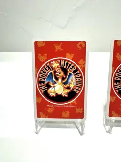 Hitmonchan & Hitmonlee 1996 Pokemon Playing Cards Charizard Deck 7 & 10 Hearts - Image 5