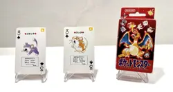 Raticate & Rattata 1996 - Pokemon Playing Cards Charizard Deck - 3 Of Clubs - Image 1
