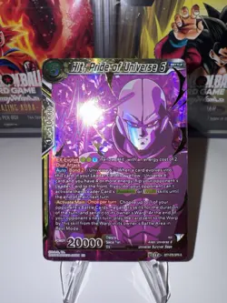 bt7-079 spr-s - Signed - Hit, Pride of Universe 6 - Dragon Ball Card Game Master - Image 2