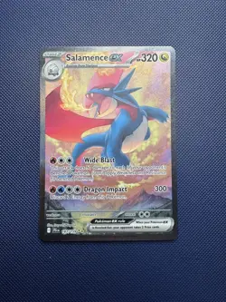 Pokemon TCG Salamence EX Full Art Card Journey Together 187/159 - Image 1
