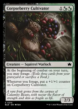 NM Foil Corpseberry Cultivator, MTG, Bloomburrow, Magic the Gathering, 210 - Image 1