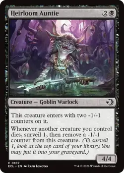 NM Heirloom Auntie, MTG, Lorwyn Eclipsed, Magic the Gathering, 107 - Image 1