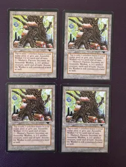 Mishra's Factory (Spring) Playset x4 - (LP) Antiquities ATQ Magic MTG - Image 1