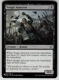 Sengir Autocrat Uncommon The List Reprints 105/249 MTG Near Mint 2020 - Image 1