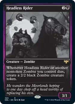 Headless Rider [Innistrad: Double Feature] Near Mint - Image 1