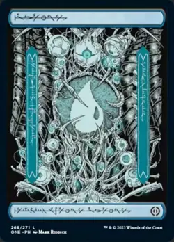 1 x Island (268) - Phyrexian - Phyrexia: All Will Be One - NM-Mint - MTG - Image 1