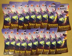 MTG Strixhaven School of Mages - 12 Card Booster Pack Sealed (x19 Pack Lot) New - Image 1