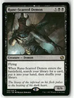 Rune-Scarred Demon R The List Reprints 106 NM - Image 1