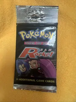 Pokemon Team Rocket Booster Pack Jessie and James Art, WOTC, 2000, Sealed - Image 1