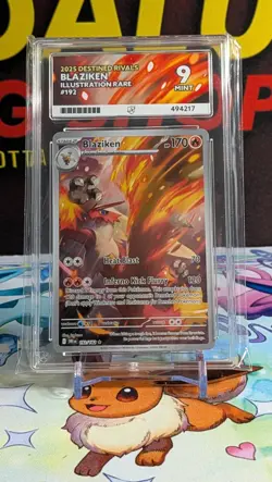 Blaziken 192/182 Illustration Rare - Pokemon Destined Rivals - Ace Graded 9 Mint - Image 1