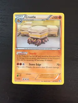 Pokemon Crustle Holo Boundaries Crossed 85/149 LP - Image 1